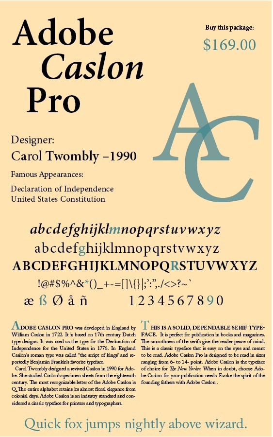 adobe caslon pro normal western font free